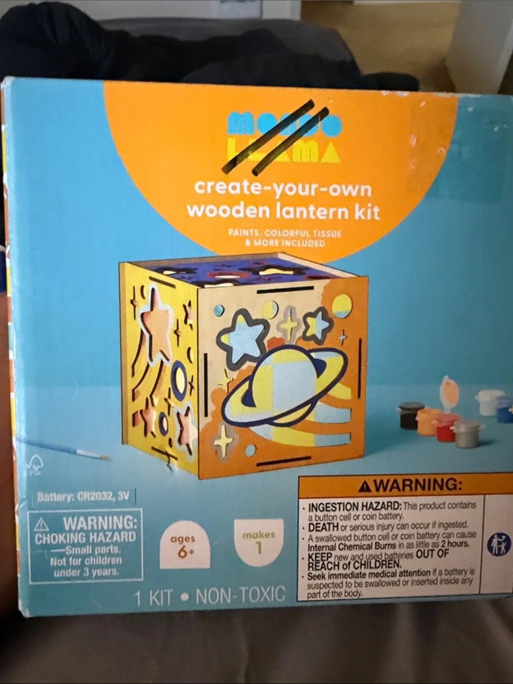 Kids Craft Light-Up Kit — Blue & Yellow